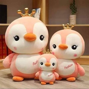 gấu bông chim cánh cụt miniso