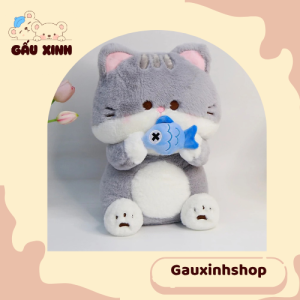 Gấu Bông Mèo Cầm Cá