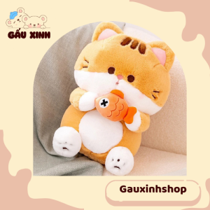 Gấu Bông Mèo Cầm Cá