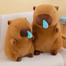 Gấu bông capybara mũi xanh