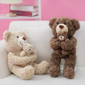 Gấu bông teddy ôm gấu