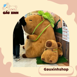 Gấu bông capybara sixe đặc biệt to hơn người 