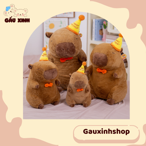 Gấu bông carybara đủ size siêu đáng yêu