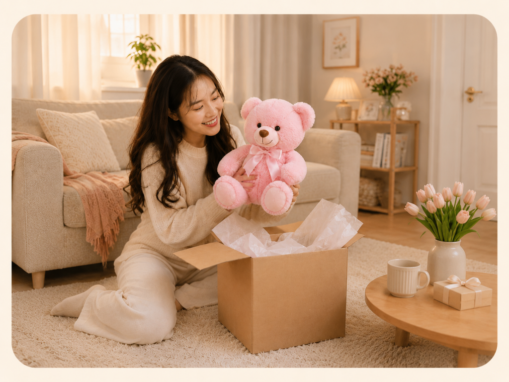 gấu về nhà mới